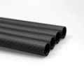 Bras de quadrirotor de tube de tissu de fibre de carbone 3K de 20x18x1000mm